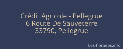 Crédit Agricole - Pellegrue