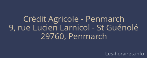 Crédit Agricole - Penmarch