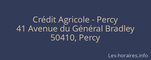 Crédit Agricole - Percy