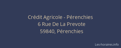 Crédit Agricole - Pérenchies