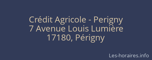 Crédit Agricole - Perigny