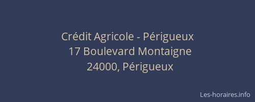 Crédit Agricole - Périgueux