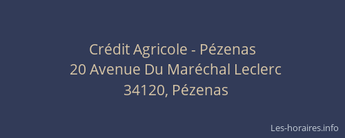 Crédit Agricole - Pézenas