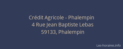 Crédit Agricole - Phalempin
