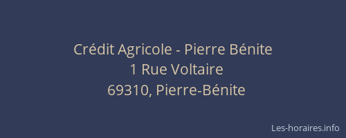 Crédit Agricole - Pierre Bénite