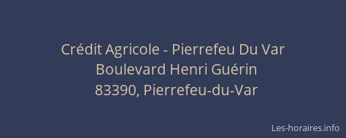 Crédit Agricole - Pierrefeu Du Var