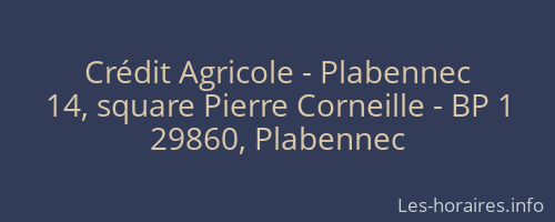 Crédit Agricole - Plabennec