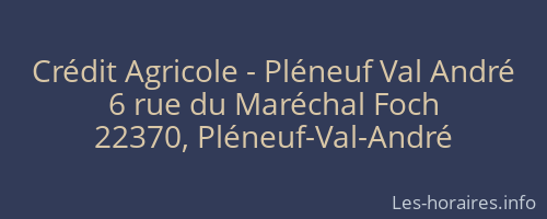 Crédit Agricole - Pléneuf Val André