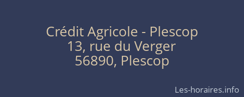 Crédit Agricole - Plescop