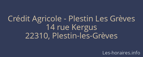 Crédit Agricole - Plestin Les Grèves