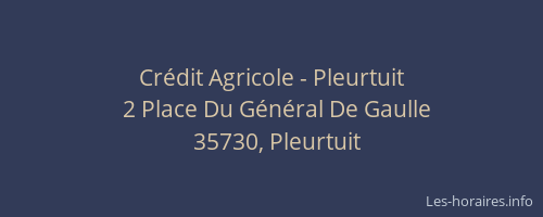 Crédit Agricole - Pleurtuit