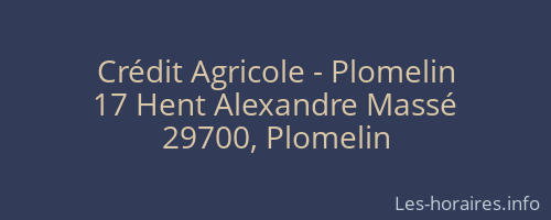 Crédit Agricole - Plomelin