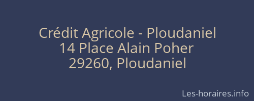 Crédit Agricole - Ploudaniel