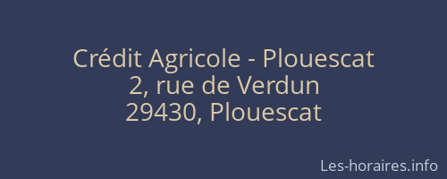 Crédit Agricole - Plouescat