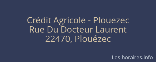 Crédit Agricole - Plouezec