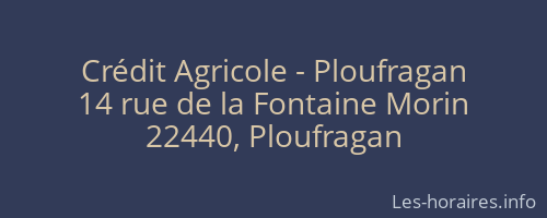 Crédit Agricole - Ploufragan