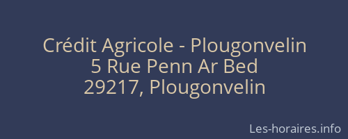 Crédit Agricole - Plougonvelin