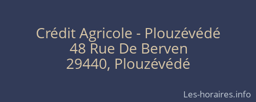 Crédit Agricole - Plouzévédé