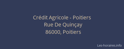 Crédit Agricole - Poitiers