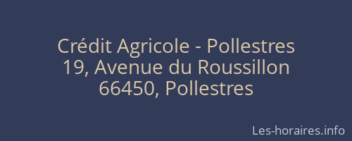 Crédit Agricole - Pollestres