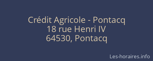 Crédit Agricole - Pontacq