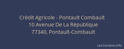 Crédit Agricole - Pontault Combault