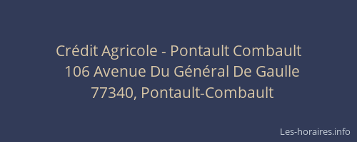 Crédit Agricole - Pontault Combault