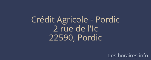 Crédit Agricole - Pordic