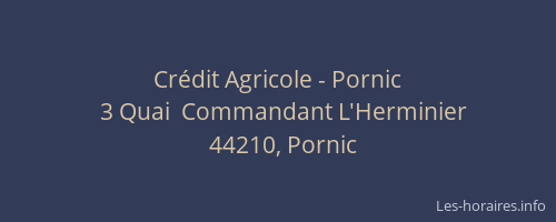 Crédit Agricole - Pornic