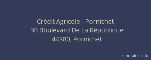 Crédit Agricole - Pornichet
