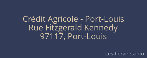 Crédit Agricole - Port-Louis