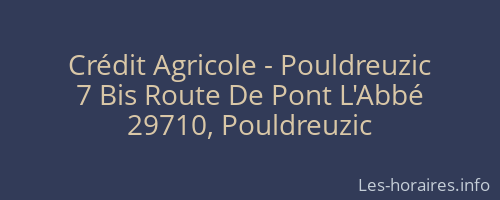 Crédit Agricole - Pouldreuzic