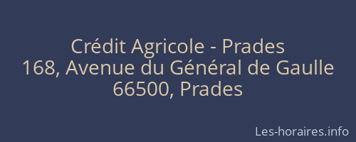 Crédit Agricole - Prades