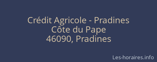 Crédit Agricole - Pradines