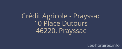 Crédit Agricole - Prayssac