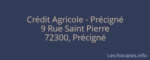 Crédit Agricole - Précigné