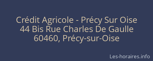 Crédit Agricole - Précy Sur Oise
