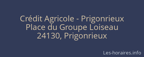 Crédit Agricole - Prigonrieux