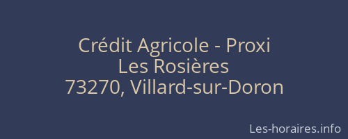 Crédit Agricole - Proxi