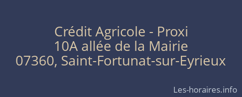 Crédit Agricole - Proxi