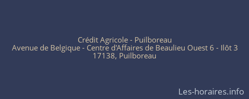 Crédit Agricole - Puilboreau