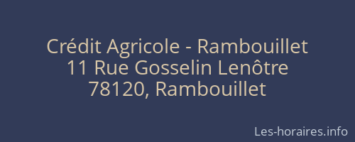 Crédit Agricole - Rambouillet