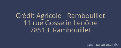 Crédit Agricole - Rambouillet