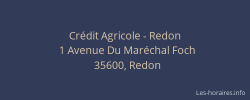 Crédit Agricole - Redon