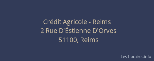 Crédit Agricole - Reims