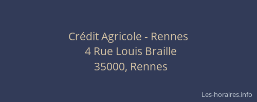 Crédit Agricole - Rennes