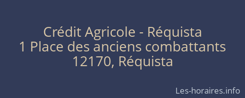 Crédit Agricole - Réquista