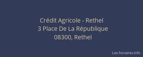 Crédit Agricole - Rethel