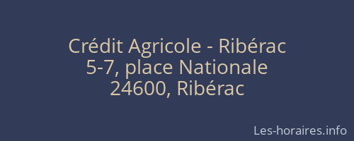 Crédit Agricole - Ribérac