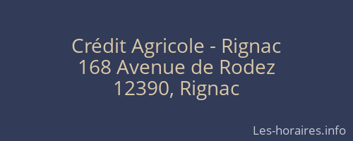 Crédit Agricole - Rignac